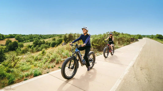 Exercise by riding an Ebike