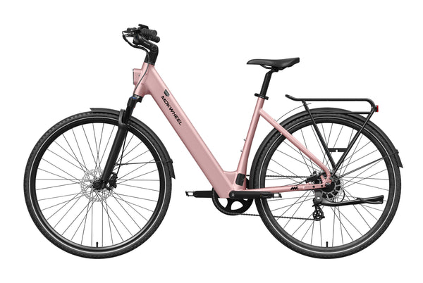Crystal Pink FLINT ST | Lightweight Electric City Bike for Commuting | Mokwheel Ebikes