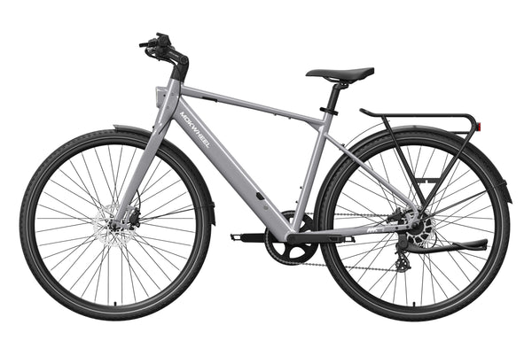 Grey FLINT | Lightweight City Electric Bike for Urban Commuters | Mokwheel