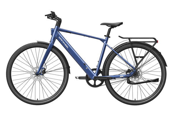 Steel Blue FLINT Pro | Belt Drive Electric Bike | Mokwheel Ebikes