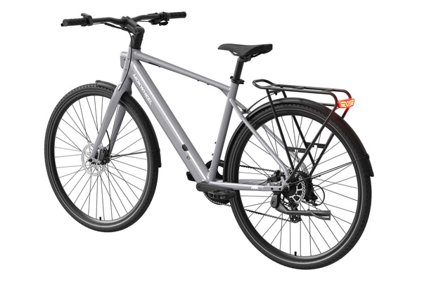 Grey FLINT | Lightweight City Electric Bike for Urban Commuters | Mokwheel