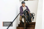 Mokwheel Lightweight foldable electric bike with 3-inch fat tires for enhanced grip and easy transport