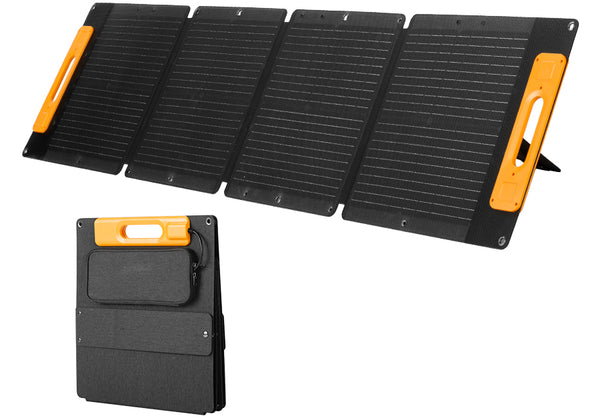 100W Solar Panel + Inverter